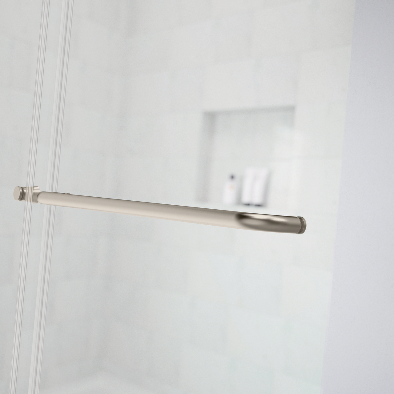 48" Shower / Clear / Brushed Nickel (Shower Door)