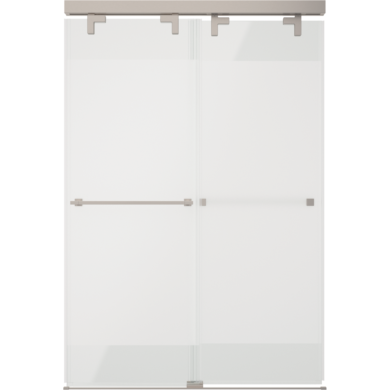 48" Shower / Privacy / Brushed Nickel (Shower Door)