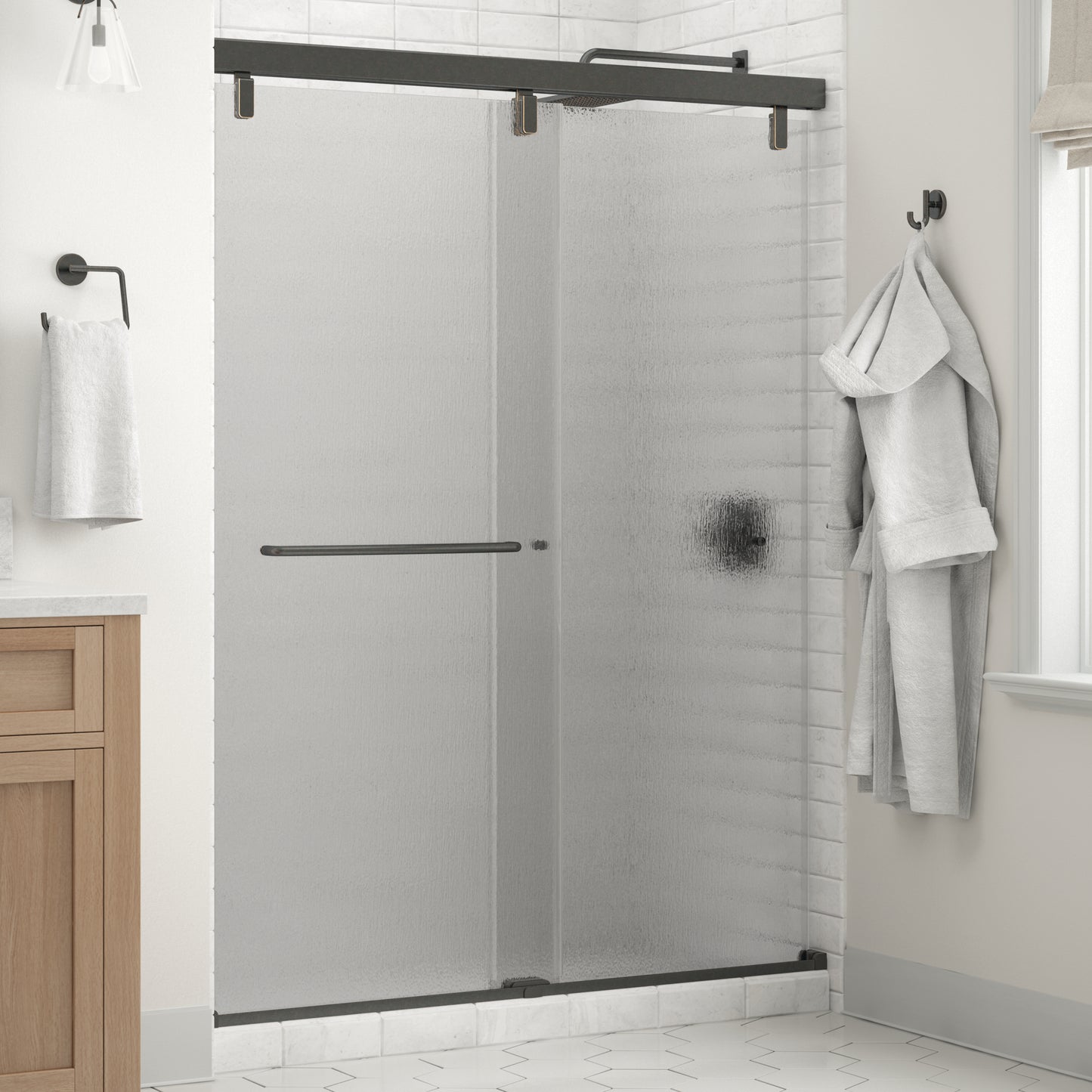 60" Shower / Rain / Delta Oil Rubbed Bronze